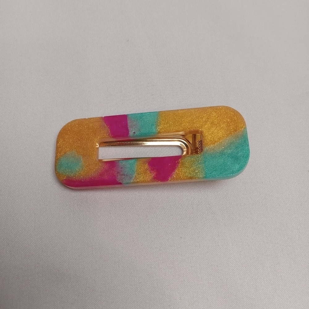 5/$25 Handmade Multicolor Hair Clip